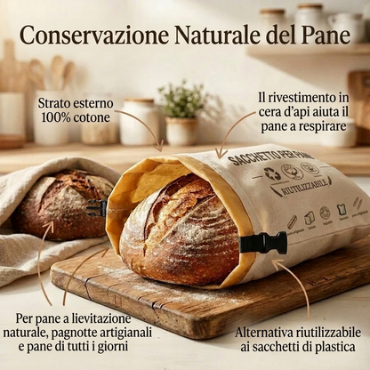 The Crust Shield - 100% In cotone e cera d'api