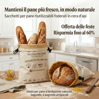 The Crust Shield - 100% In cotone e cera d'api