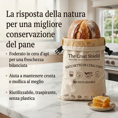 The Crust Shield - 100% In cotone e cera d'api