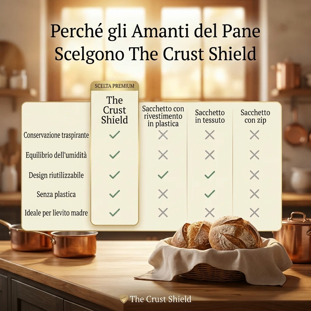 The Crust Shield - 100% In cotone e cera d'api