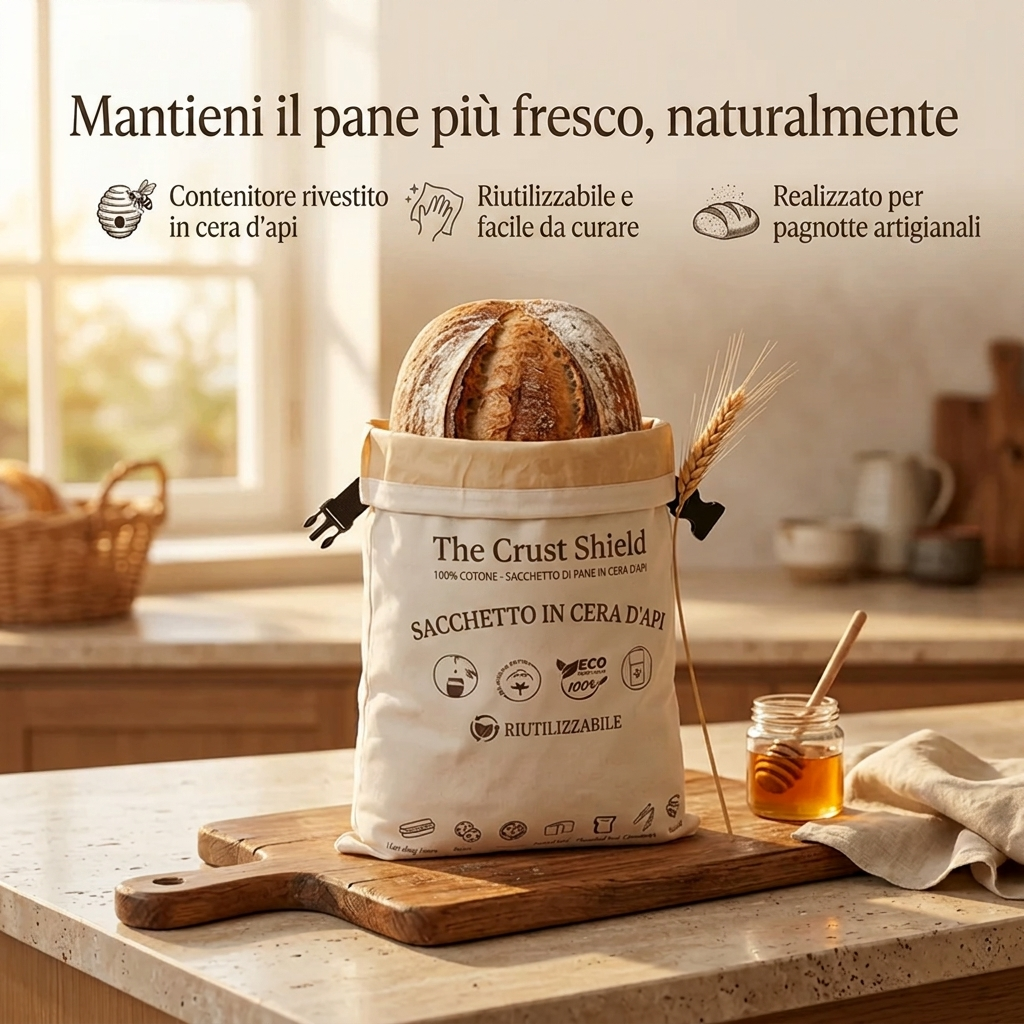 The Crust Shield - 100% In cotone e cera d'api
